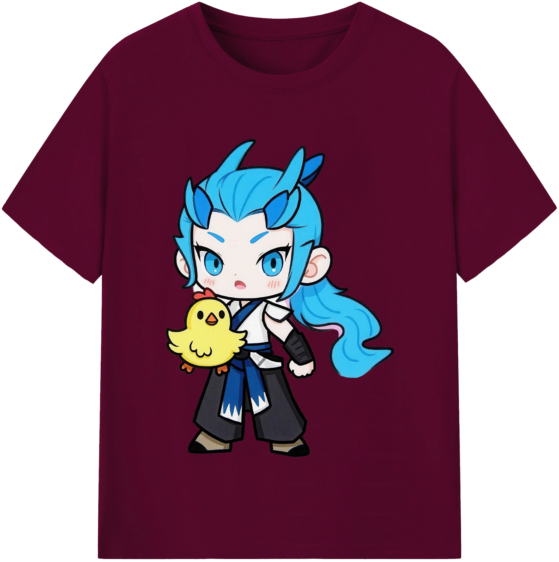 （画像用） Ne Zha 2 ナタ 魔童の大暴れ レディースカジュアルプリントTシャツ（綿100％）